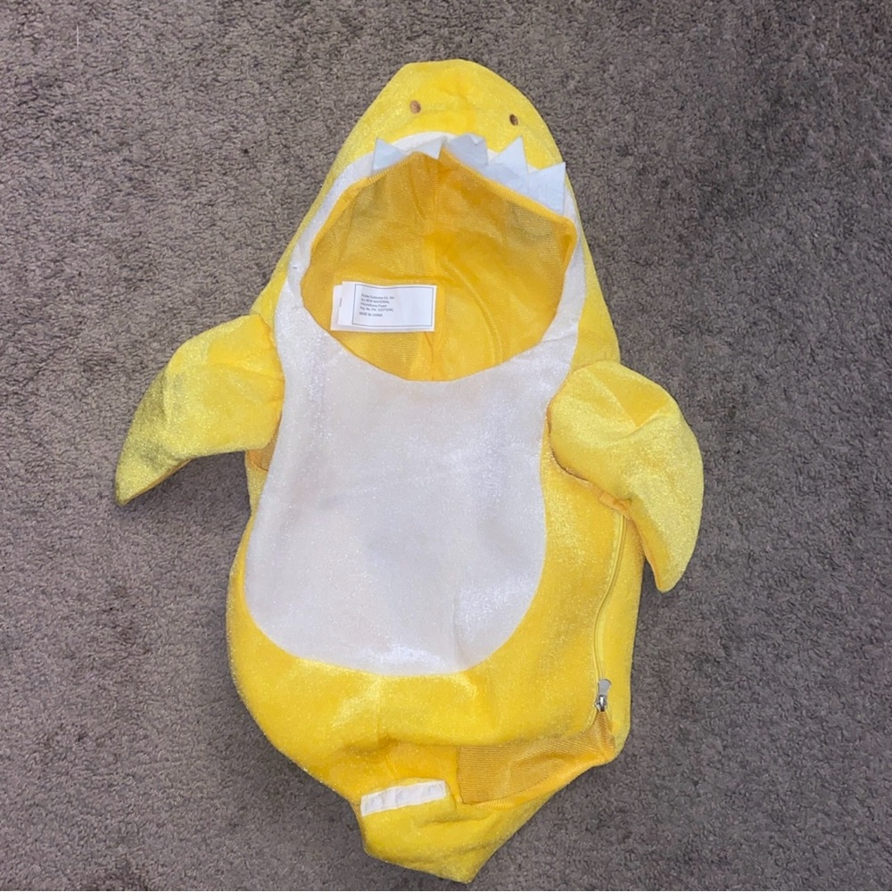 Yellow Baby Shark Kids Halloween Costume